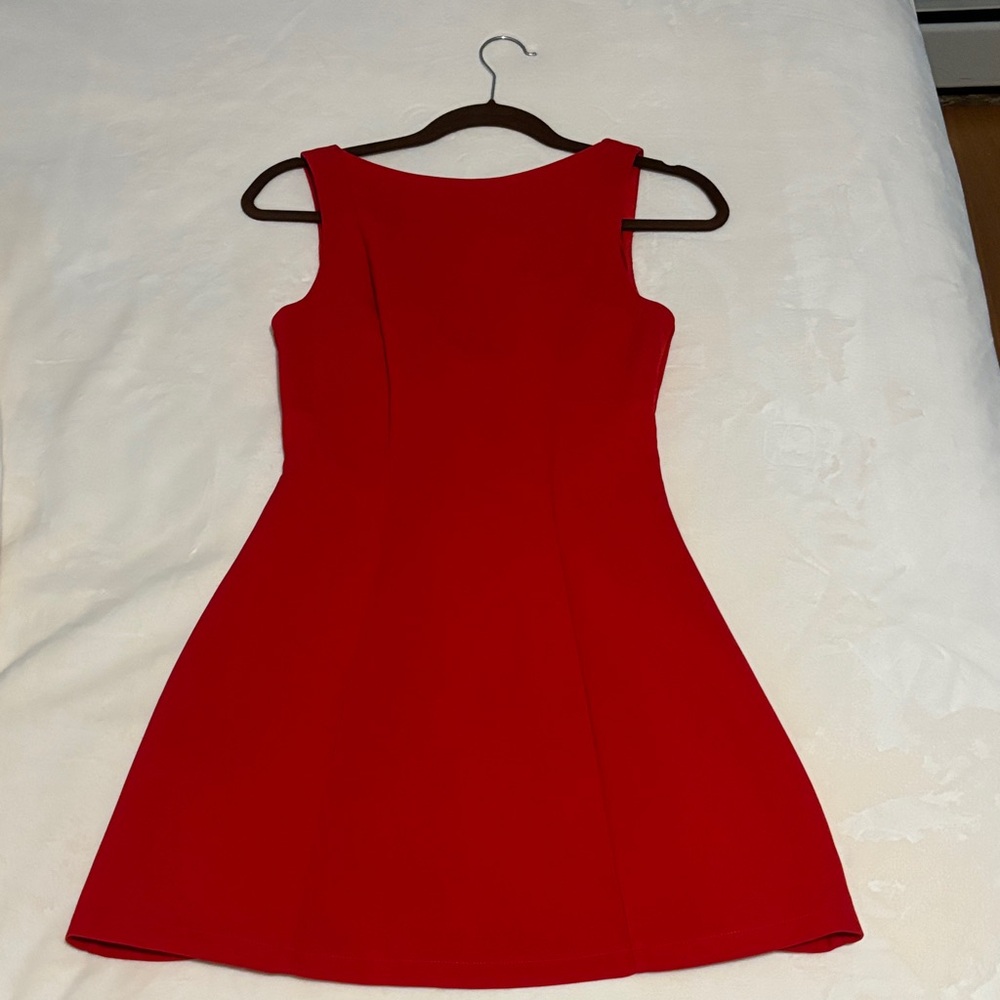 Hello Molly Vibrant Red Mini Dress